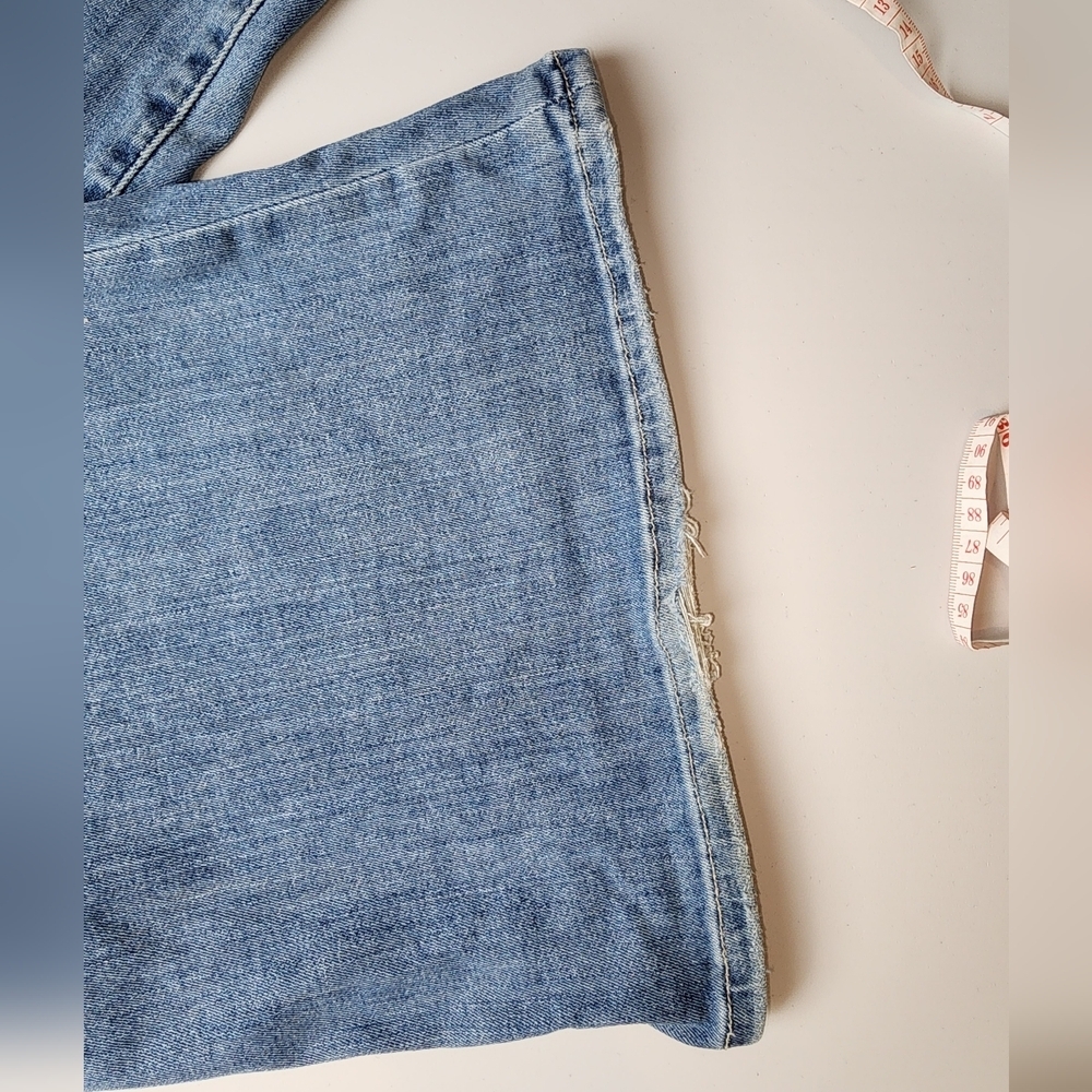 FRAME Le Easy Flare Light Wash High Rise Stretch Jeans Size 33 - Picture 10 of 11
